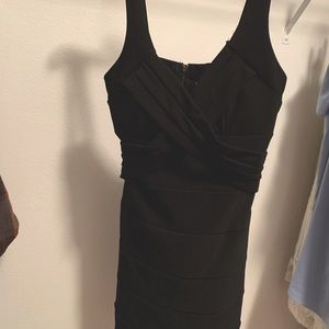 Black mini dress